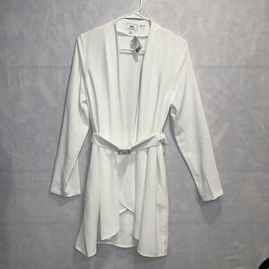 Ivory‎ Belted Dressy Cardigan Women's M